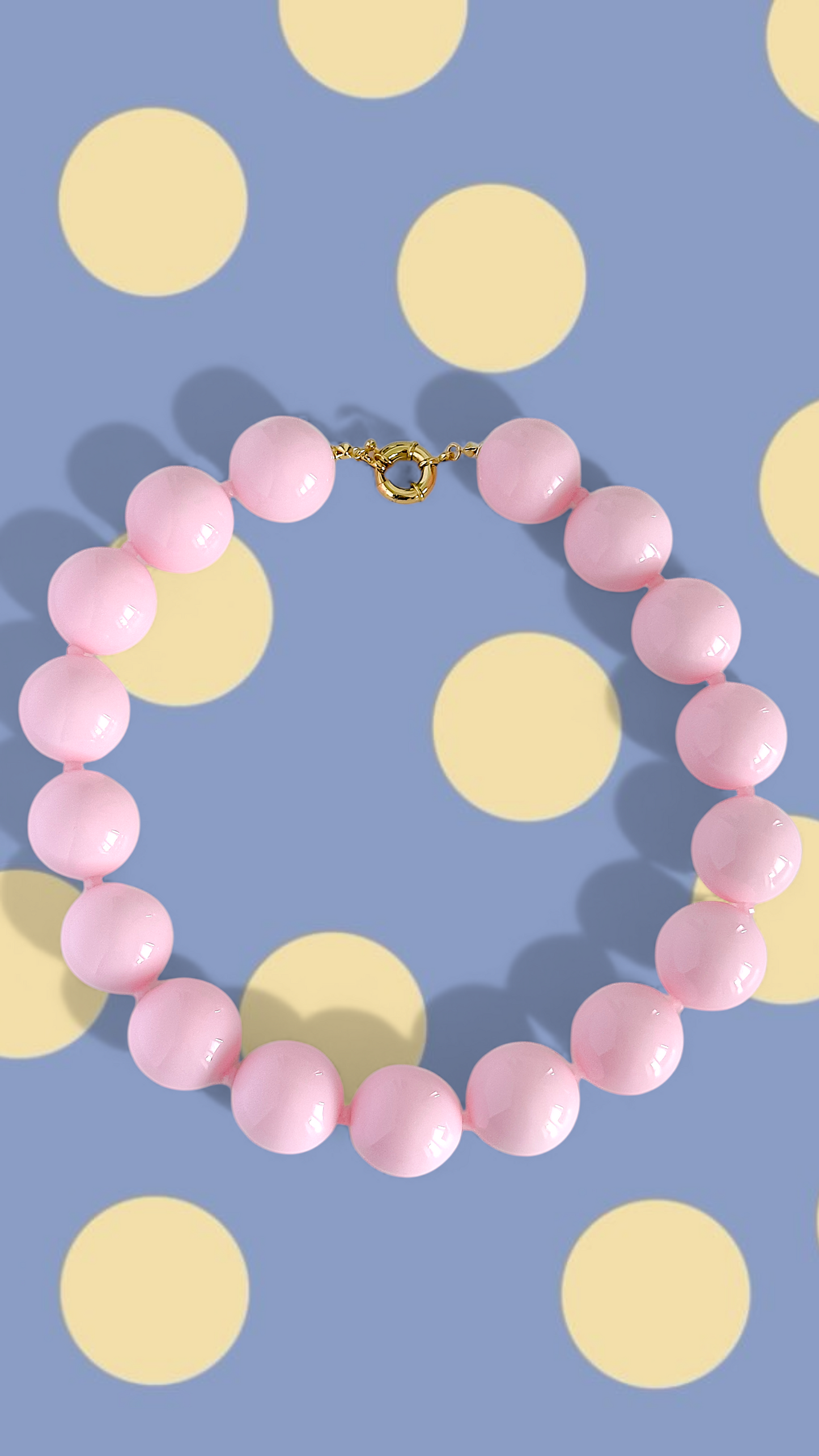 Collar Algodón Rosa