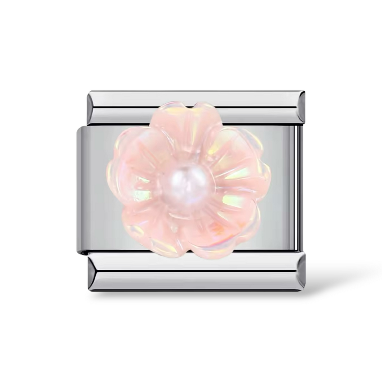 Charm Italiano Flor Rosa