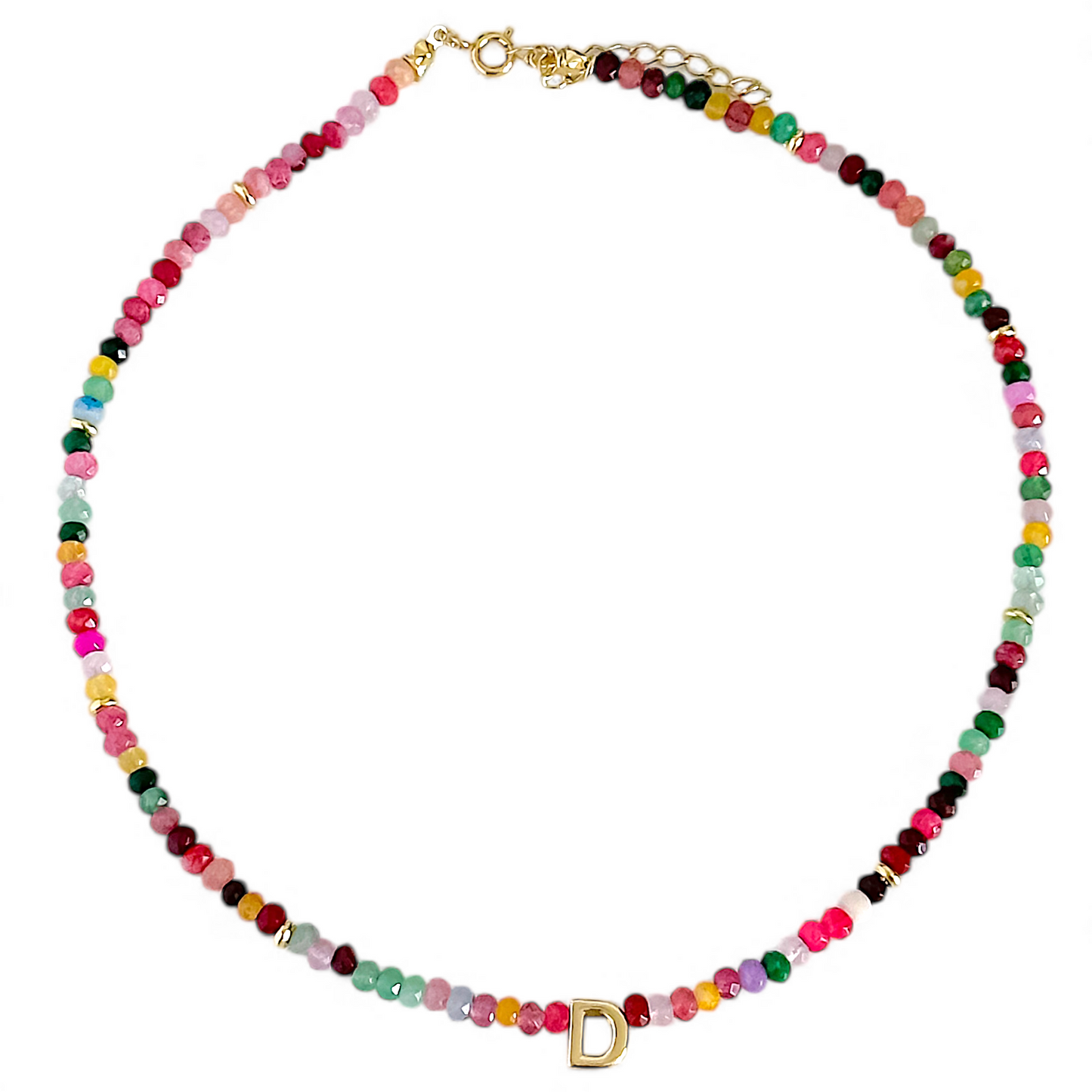 Collar Armonia Inicial joya mujer enchapado oro 18k collar colgante regalo