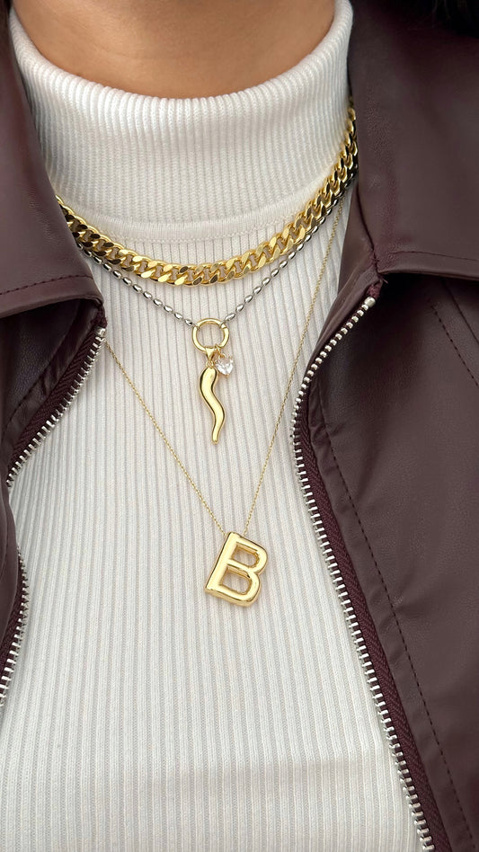 Collar Eslabon Cubano