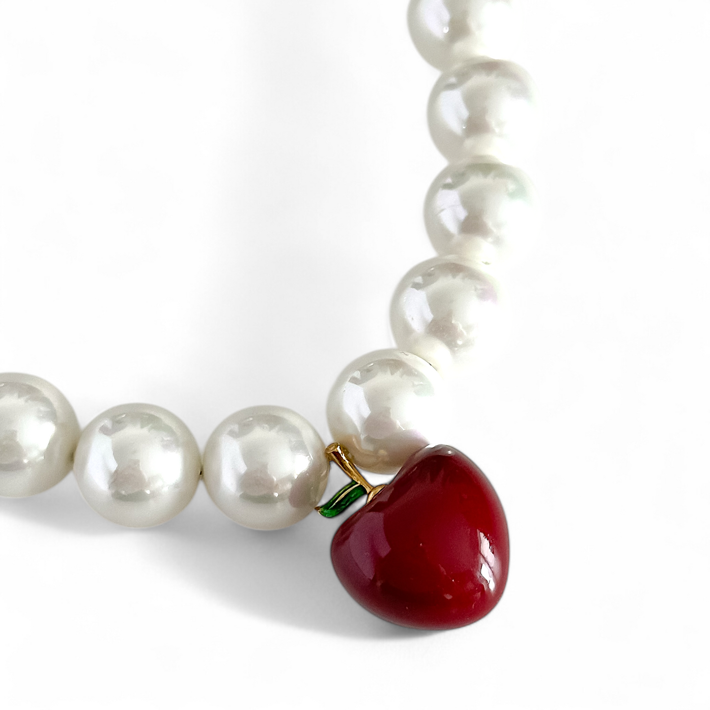 Collar Perlas Cereza