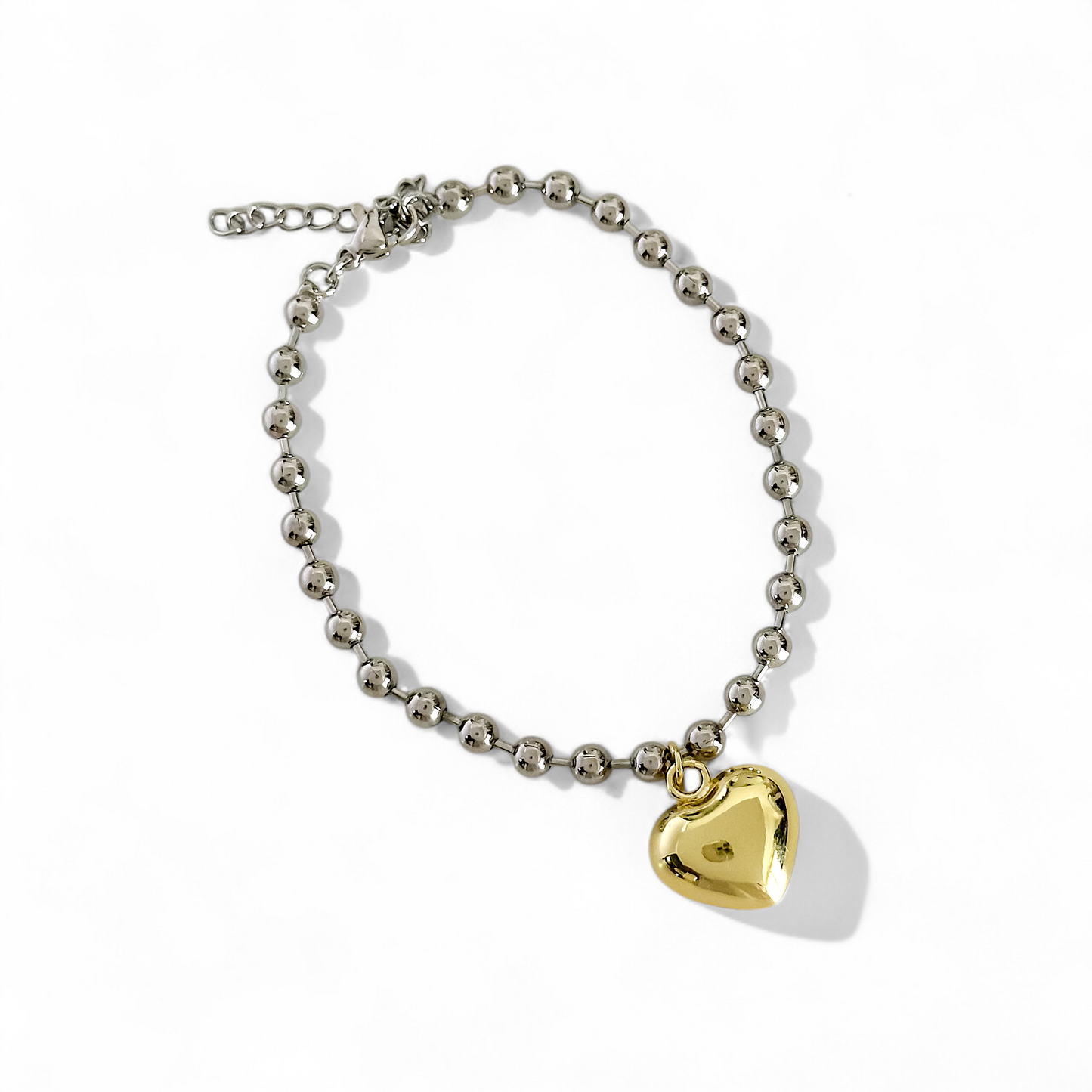 Pulsera Bicolor Corazon