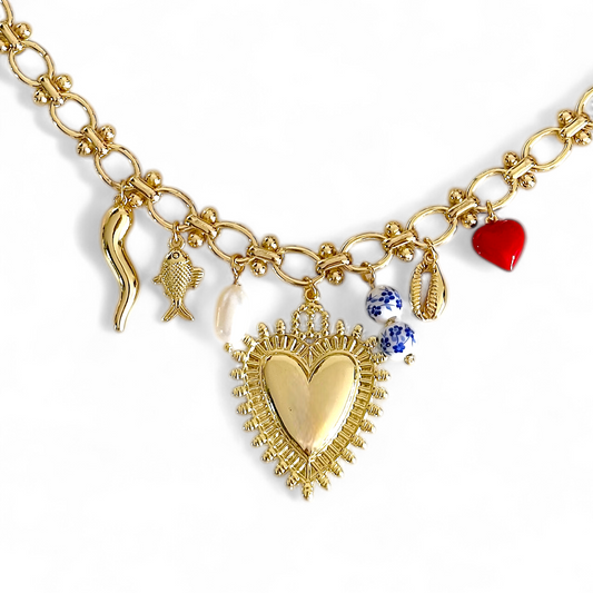 Collar Charms Santorini