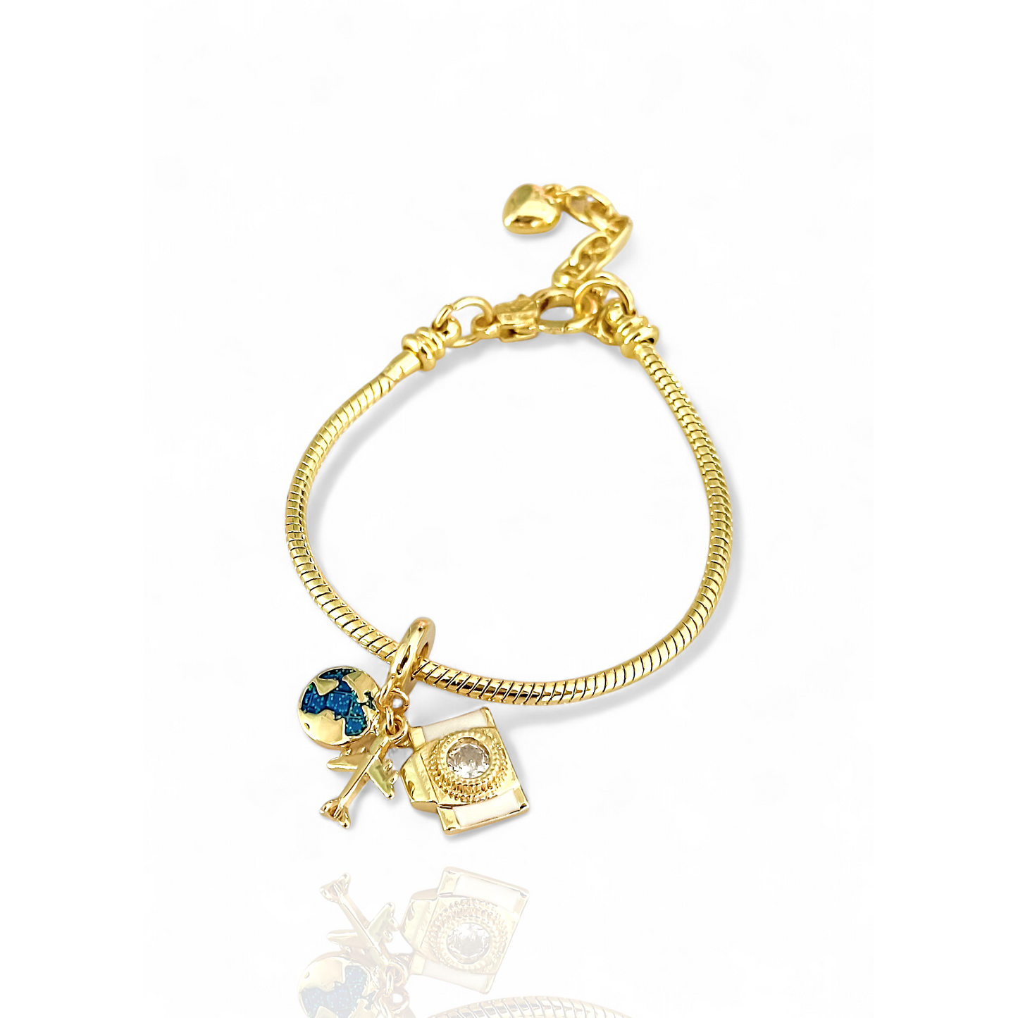 Pulsera Charms Viajero Camara