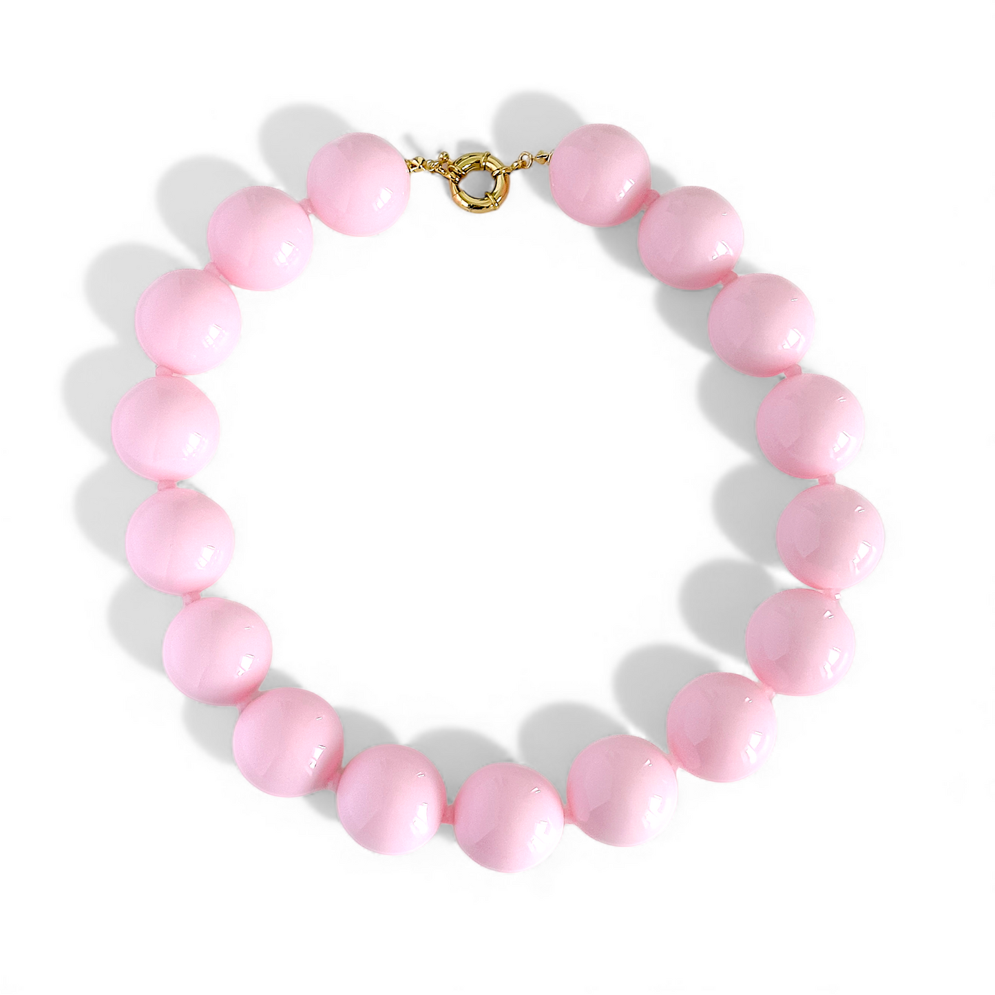 Collar Algodón Rosa