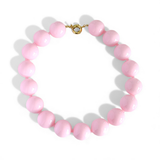 Collar Algodón Rosa