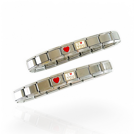 Set 2 Brazaletes Italiano Amore Mío