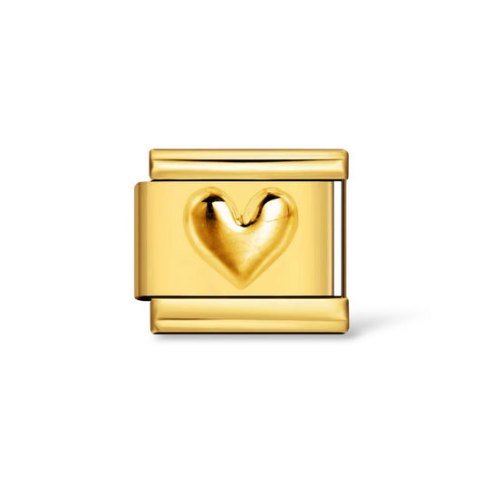 Charm Italiano Corazon Dorado