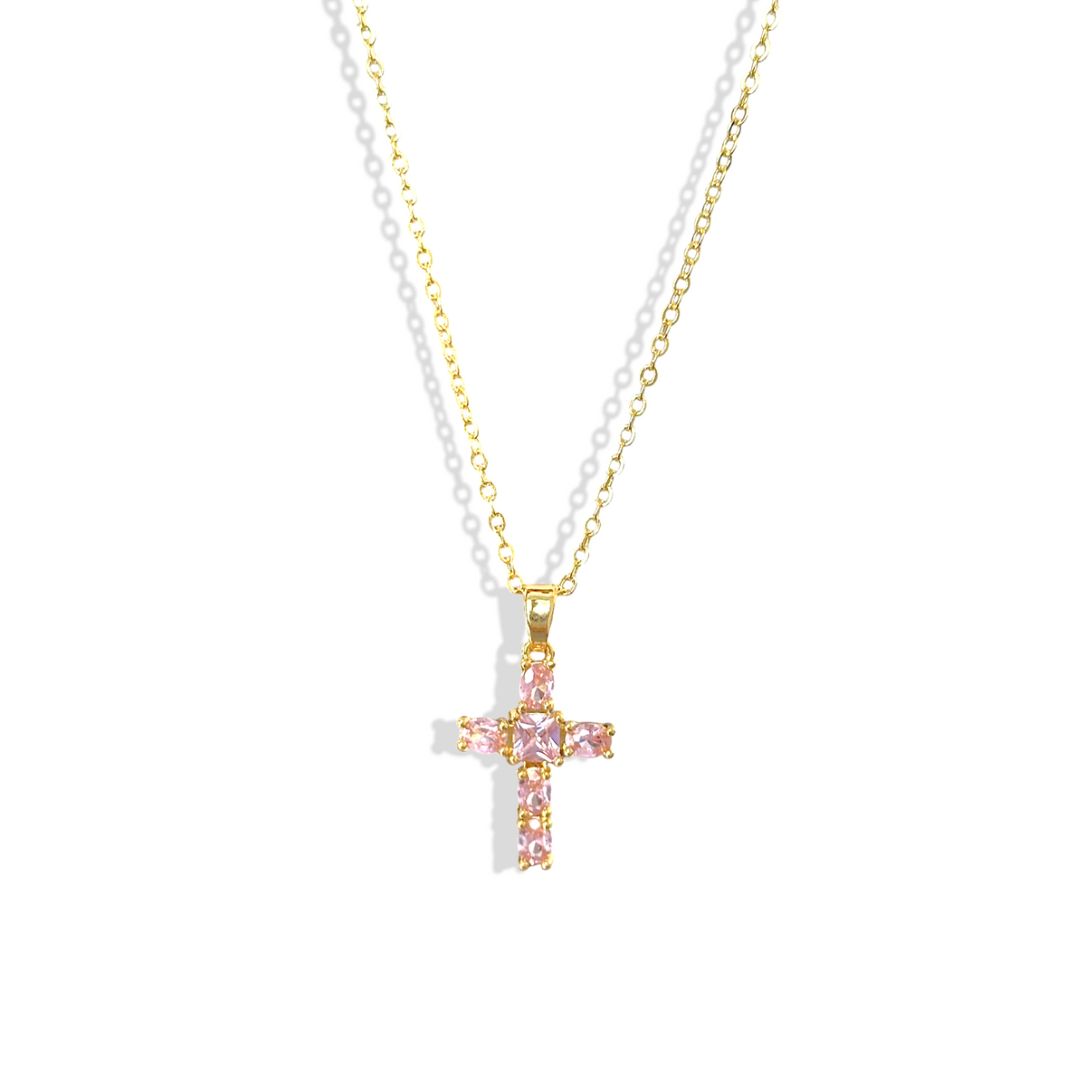 Cadena Cruz Rosa
