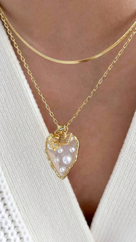 Cadena Corazon + Niña + Inicial