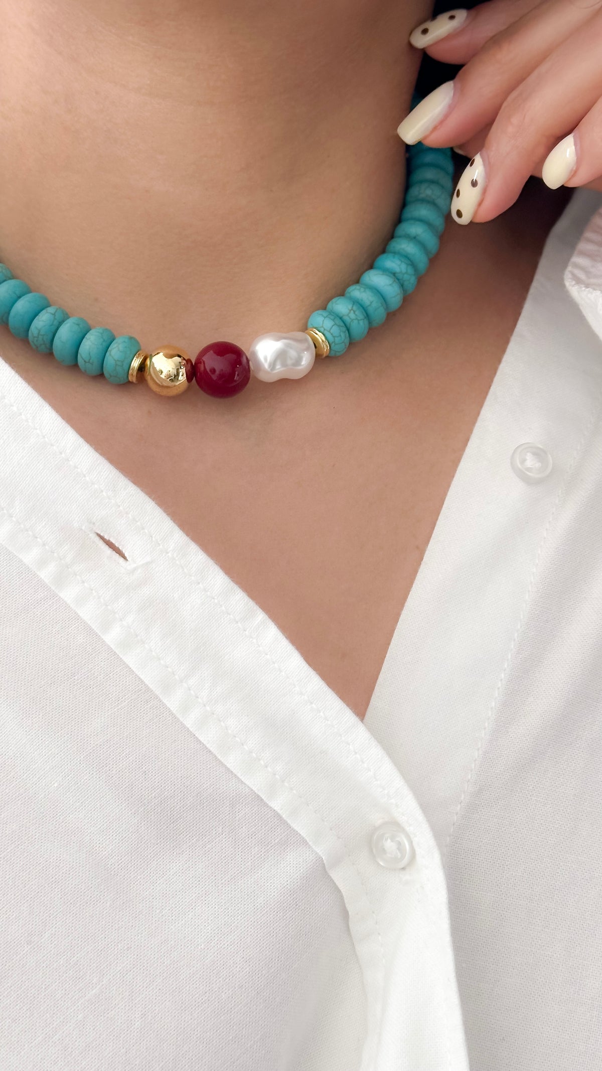 Collar Turquesa Metropolitan Statement