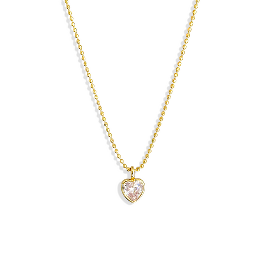Collar Corazon Punto de Luz