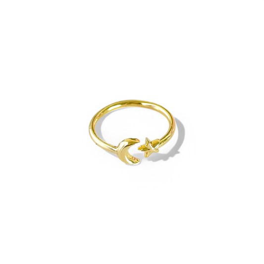 Anillo Luna y Estrella