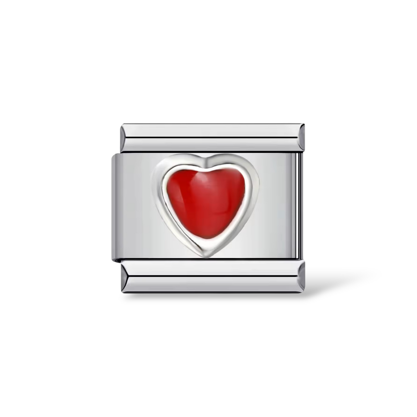 Charm Italiano Corazon Rojo