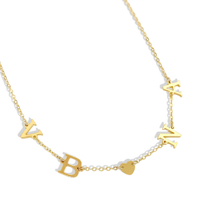 Cadena Elisa | 4 Iniciales Personalizadas