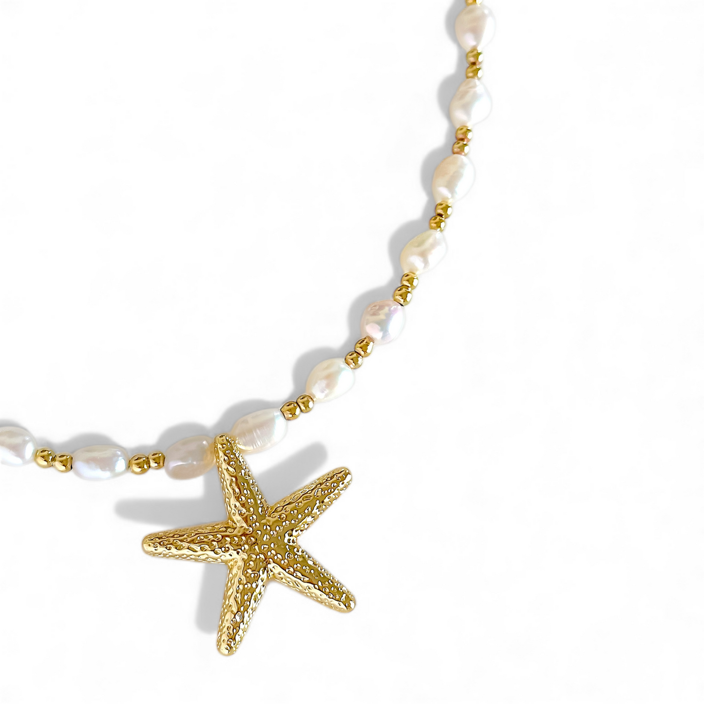 Collar Estrella de Mar joya mujer enchapado oro 18k collar colgante regalo