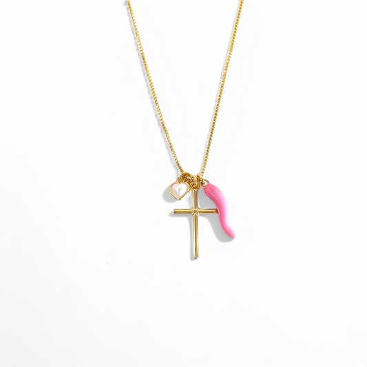 Cadena Charms Cruz