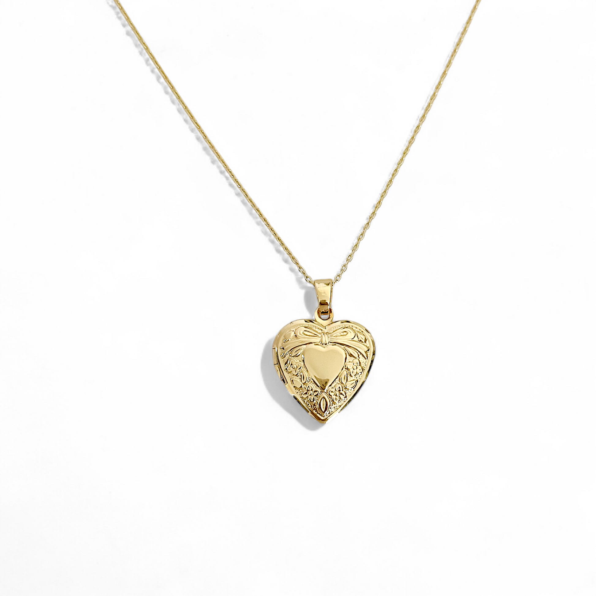 Collar Relicario Enchapado Oro 18k