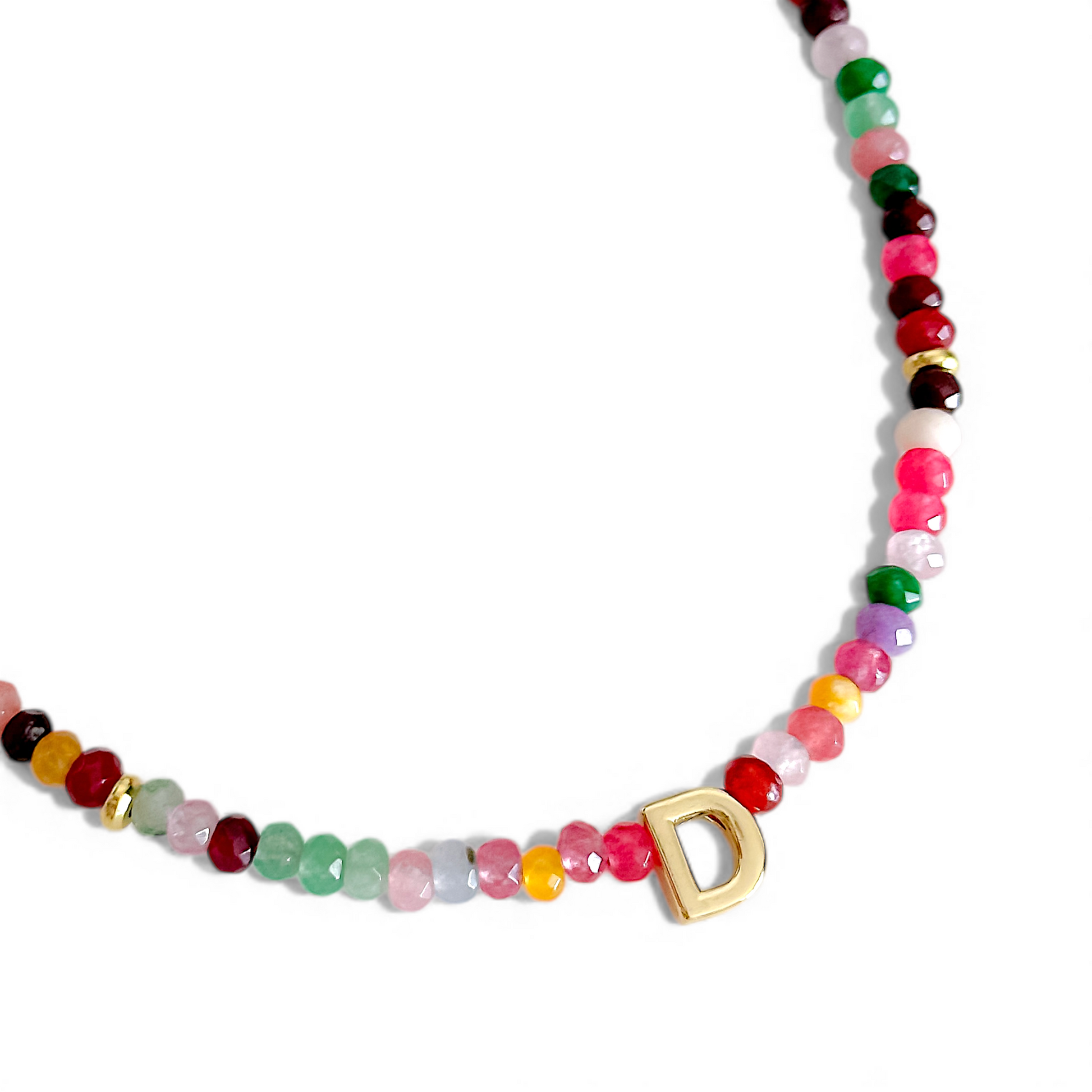 Collar Armonia Inicial joya mujer enchapado oro 18k collar colgante regalo