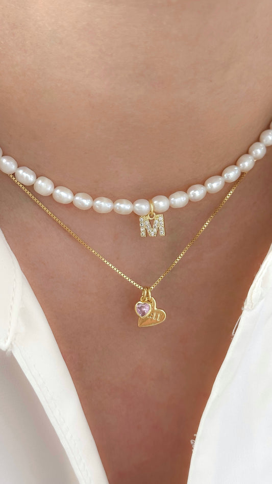 Collar Perlas de río