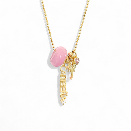 Cadena Alma Caribeña Ágata Rosa