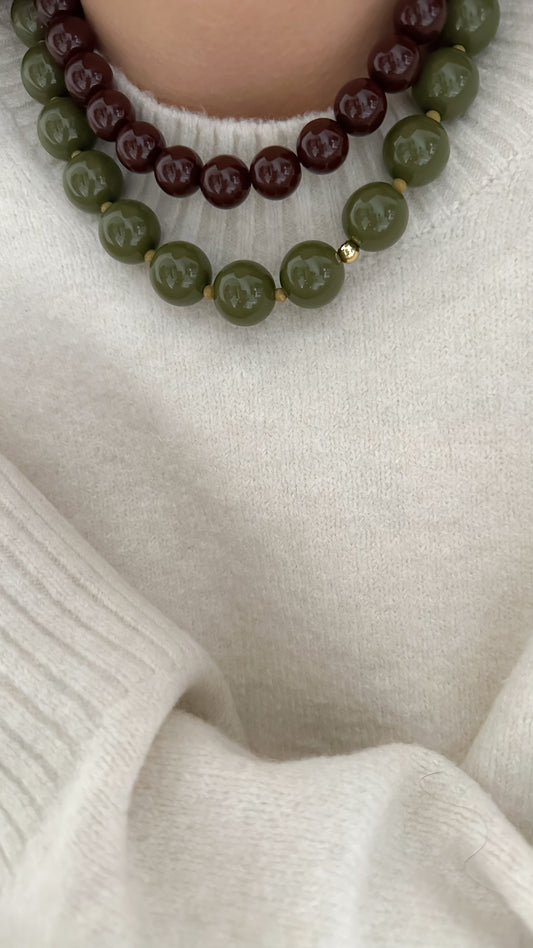 Collar Verde Oliva 18mm
