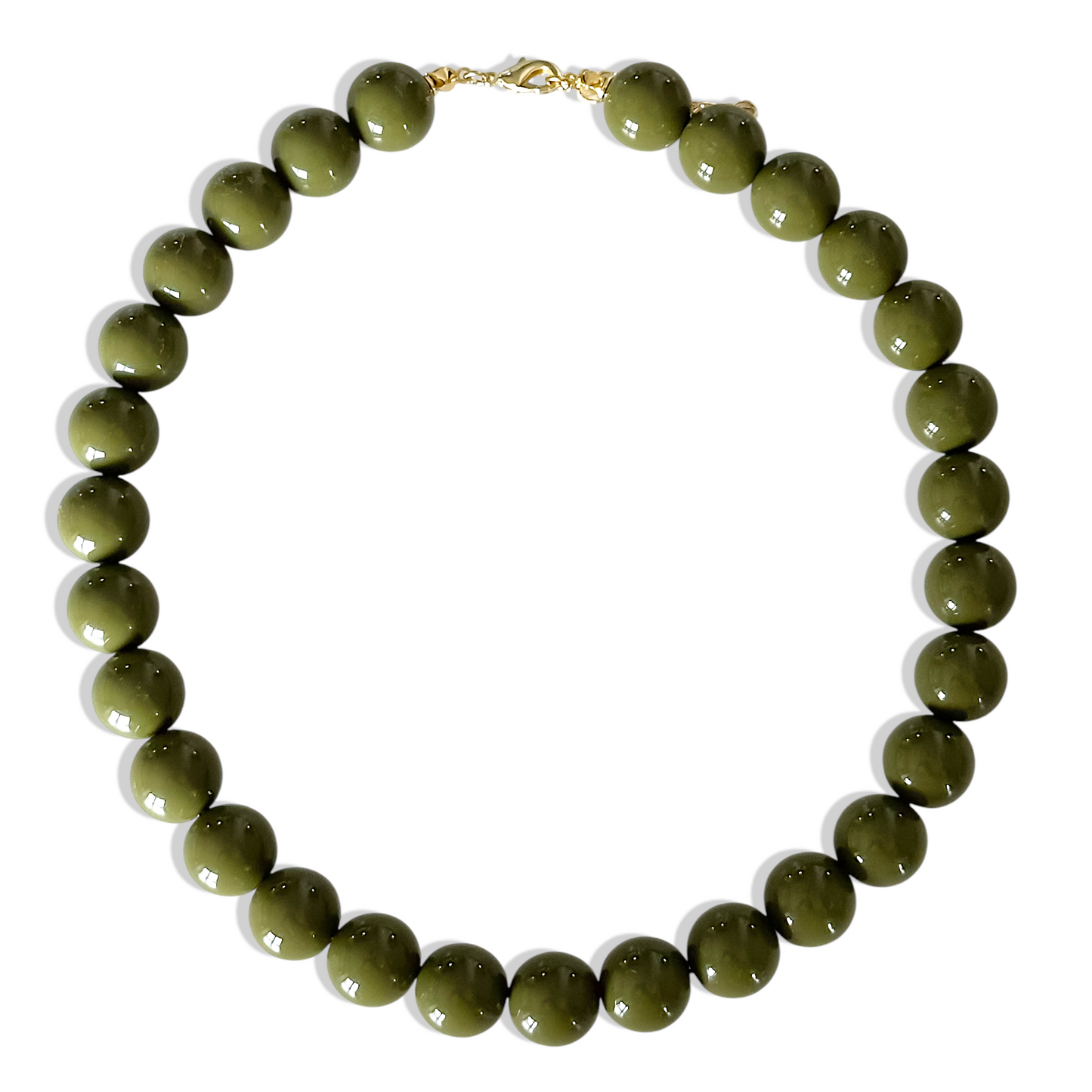 Collar Verde Oliva 14mm