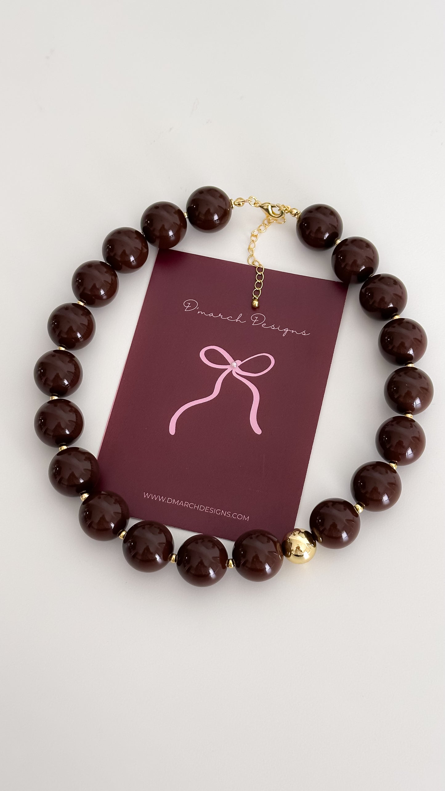Collar Chocolate 18mm