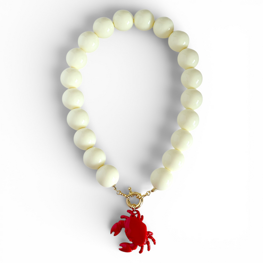 Collar Vainilla Cangrejo