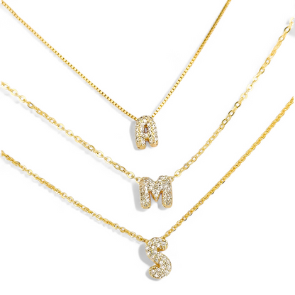 Cadena Inicial Mini con Zircones
