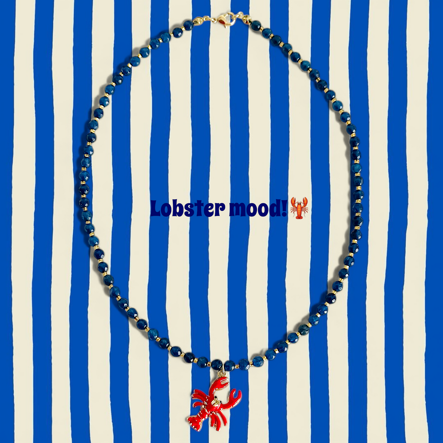 Collar Azul Langosta