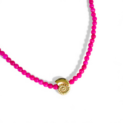 Collar Olivia Fucsia
