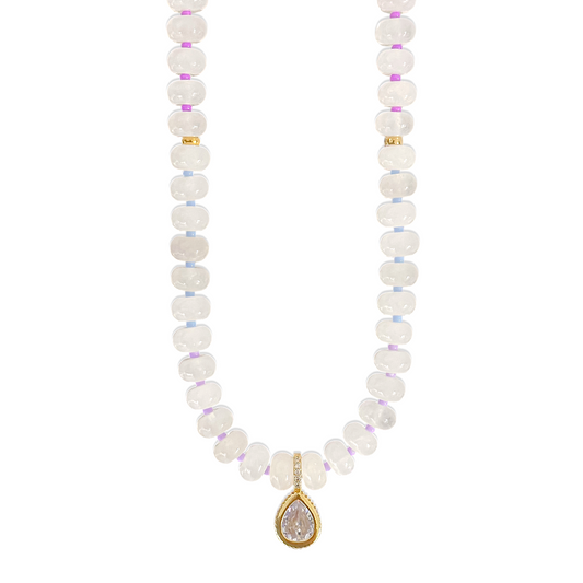 Collar Blanco Hielo Rondell