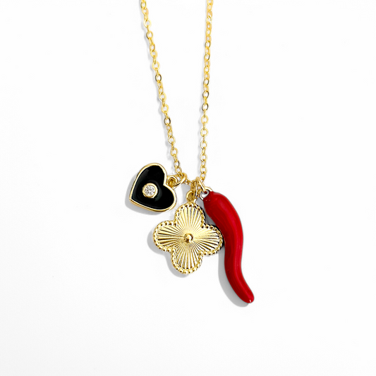 Cadena Charms Trébol