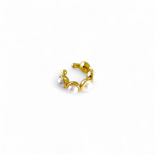 Ear Cuff Perlas
