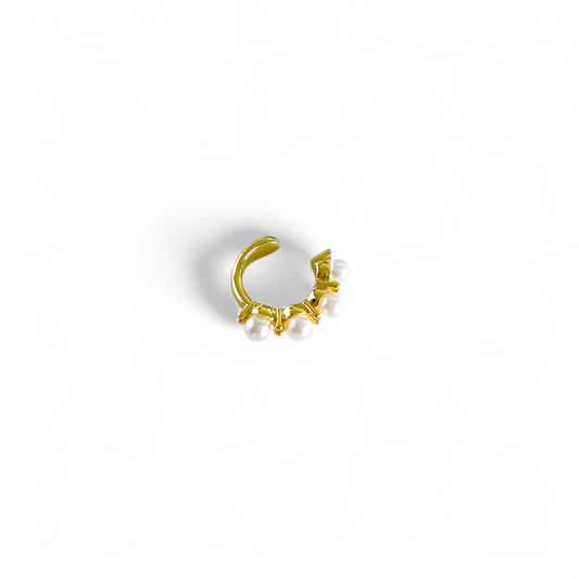 Ear Cuff Mini Perlas