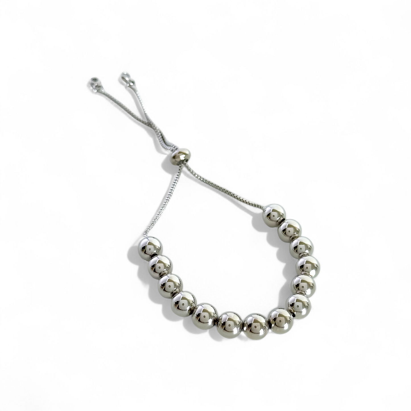 Pulsera Gigi Plateada 8MM