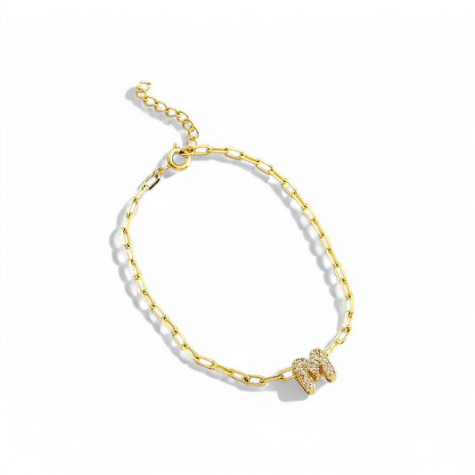 Pulsera Inicial con Zircones
