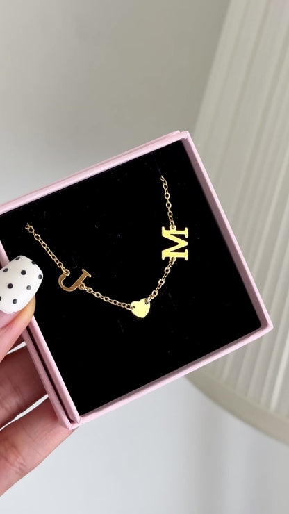 Cadena Elisa | 2 Iniciales Personalizadas