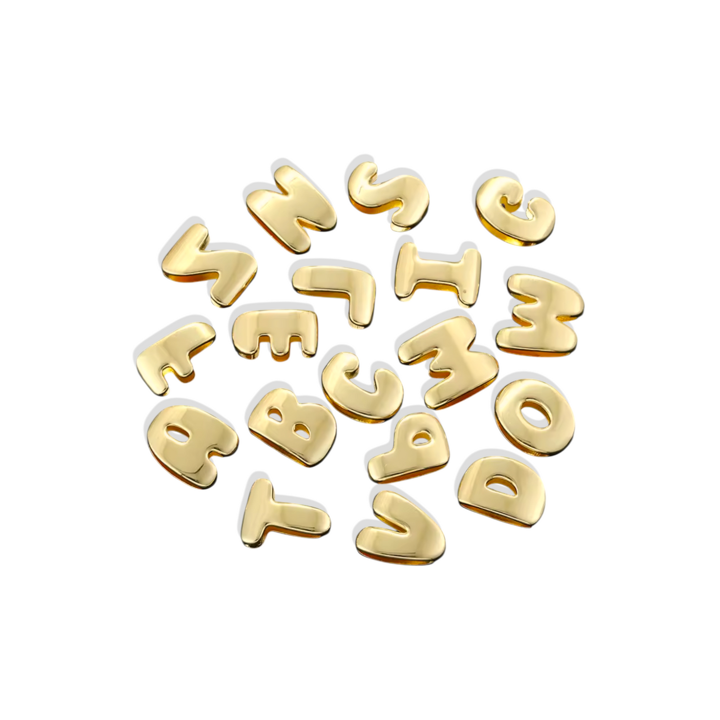 Iniciales disponibles para personalizar pulsera velvet enchapada en oro 18K - D'march Designs Chile